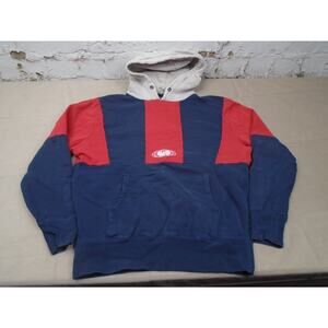 Vintage Wu Wear Hoodie Sweatshirt M Mens WuTang Clan 90s Colorblock Sweater